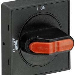 Maniglia nera IP64 3 volte bloccabile per motor starter MS11 uso quadri elettrici