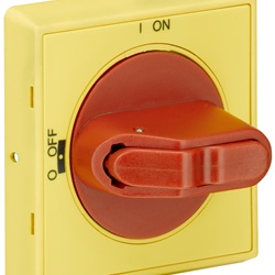 Maniglia sicurezza MSHD-LY rossa/gialla IP64 3 blocchi per avviatori manuali elettrici
