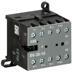 Mini Contactor B6 24V AC 3 NO 0 NC Terminali a Vite Controllo Carichi fino 4kW