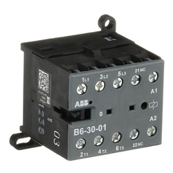 Mini Contactor B6 48V AC 3 NO 0 NC Terminali a Vite per Controllo Carichi fino 4kW