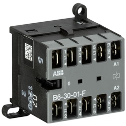 Mini Contactor B6 24 V AC 3 NO 0 NC Connessioni Flat-Pin per Edilizia Industriale e Residenziale