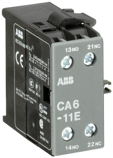CA6-11E CONTATTO AUSILIARE 1NA+1NC