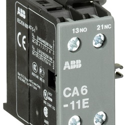 Contatto ausiliario CA6-11E 1NA+1NC morsetti a vite montaggio laterale per quadri elettrici