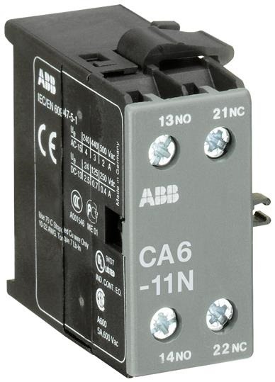 CA6-11N CONTATTO AUSILIARE 1NA+1NC