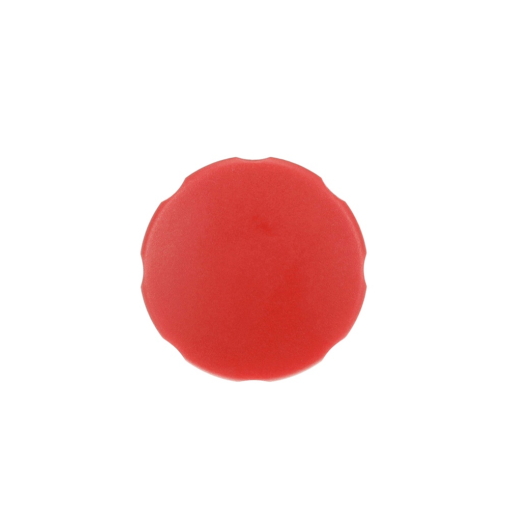 Pulsante a fungo rosso compatto 1NO+1NC 300V per controllo impianti elettrici
