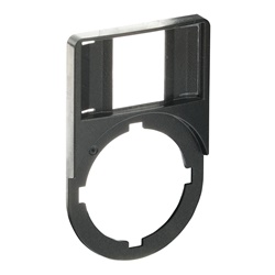 Targhetta plastica nera resistente per identificazione componenti elettrici ELEO 606 7