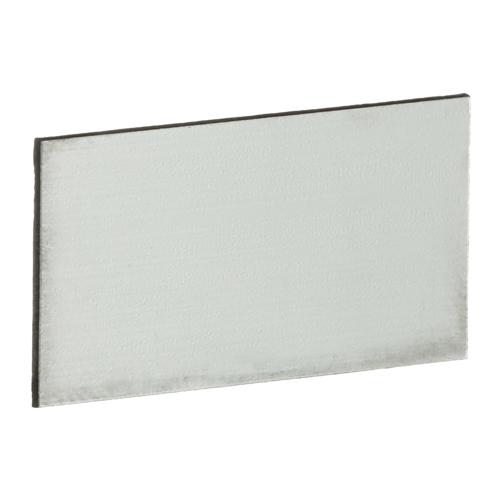 Piastrina alluminio nera 15x27 mm resistente per applicazioni elettriche professionali
