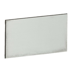 Piastrina alluminio nera 15x27 mm resistente per applicazioni elettriche professionali
