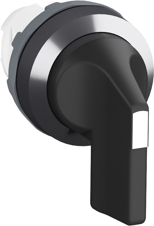 Selector switch 3 posizioni mantenuto/momentaneo manopola lunga nero per impianti elettrici avanzati