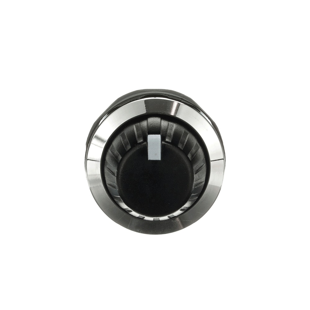 Potentiometro MT-310B mantenuto nero con manopola cromo per controllo preciso segnali elettrici uso industriale