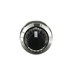 Potentiometro MT-310B mantenuto nero con manopola cromo per controllo preciso segnali elettrici uso industriale