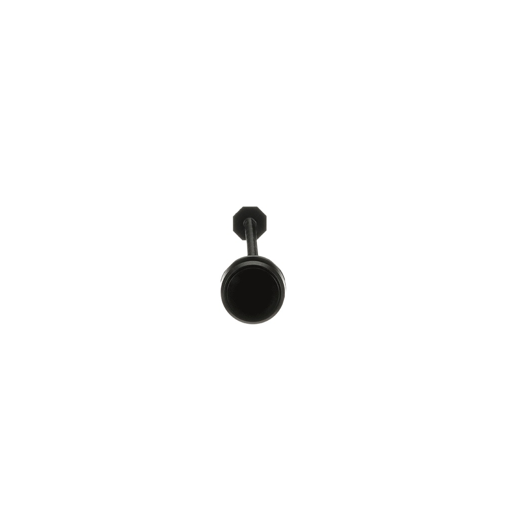 Pulsante reset KPR3-100B nero plastica non illuminato comando manuale impianti elettrici