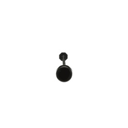 Pulsante reset KPR3-100B nero plastica non illuminato comando manuale impianti elettrici