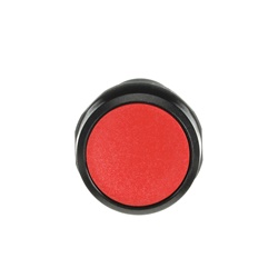 Pulsante comando compatto rosso non illuminato 1NO 300V per impianti elettrici industriali
