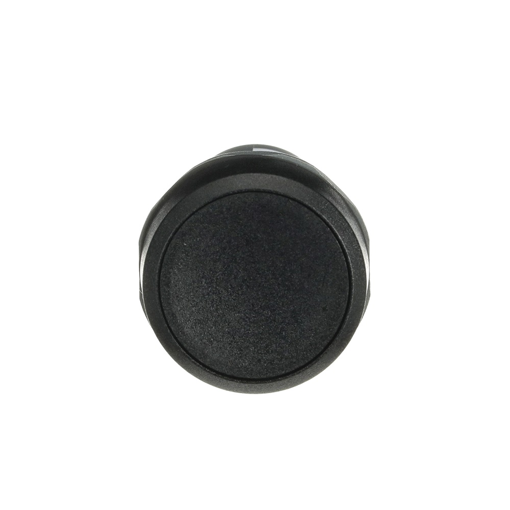 Pulsante comando nero plastica compatto 1NC 300V per impianti elettrici professionali e residenziali