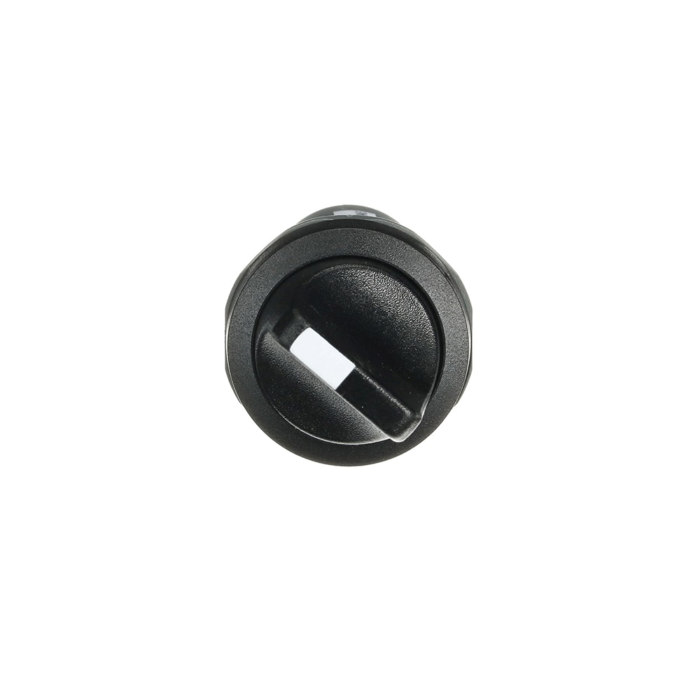 Selector Switch compatto 2 posizioni nero manopola corta per controllo elettrico professionale