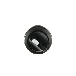 Selector switch compatto 3 posizioni manopola corta nero 1NO+1NC 300V per applicazioni industriali