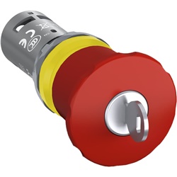 Interruttore emergenza monoblocco ELER 705 4 chiave mantenuto 40mm rosso industriale
