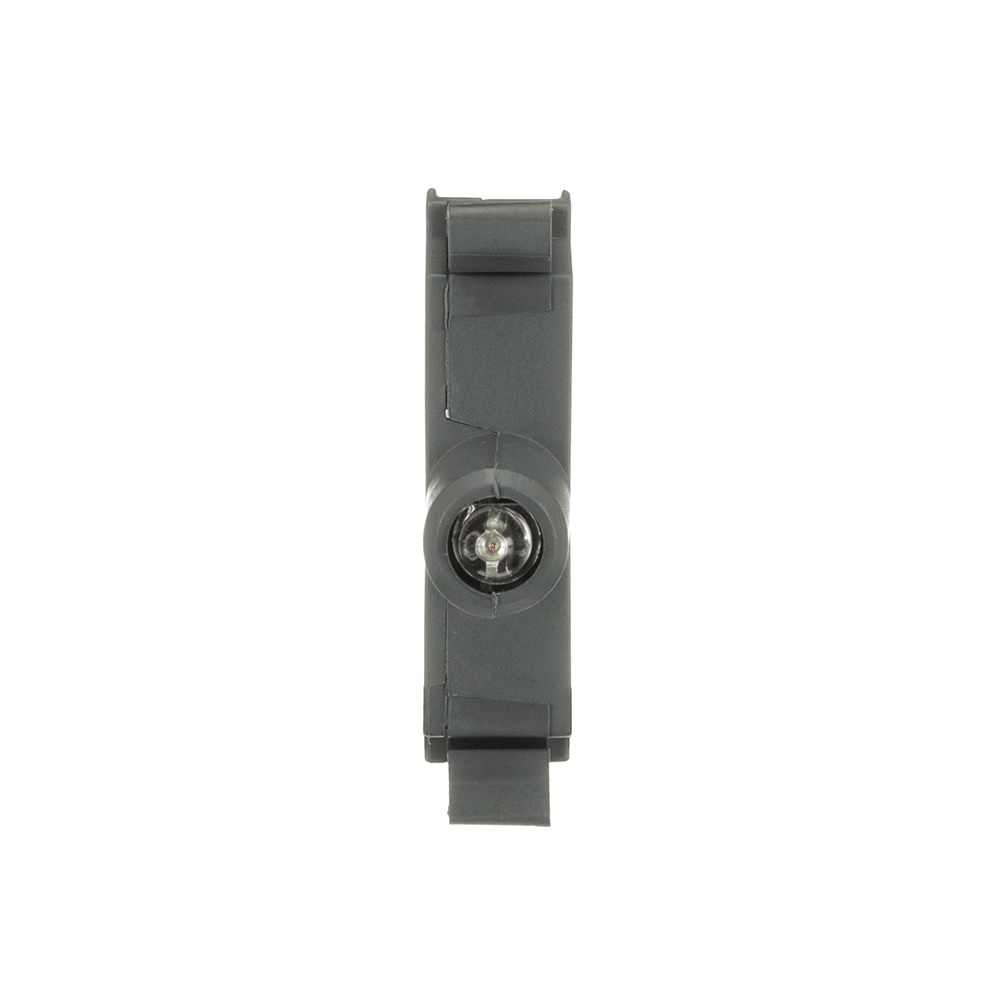 Blocco LED integrato giallo 230 V per impianti elettrici professionali montaggio frontale