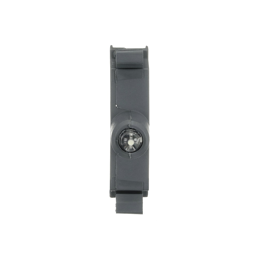 Blocco LED integrato 230V bianco illuminato montaggio frontale per impianti elettrici