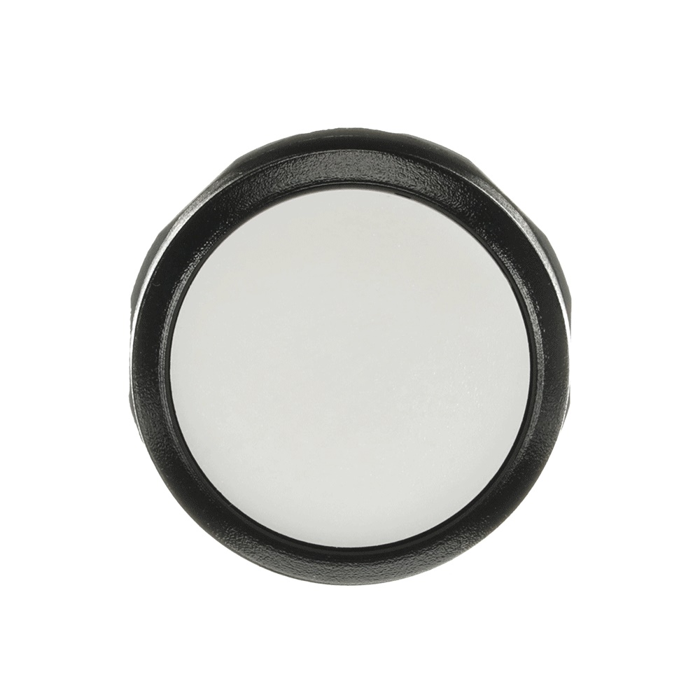 Pushbutton MP1-10W bianco non illuminato plastica nera per installazioni elettriche professionali