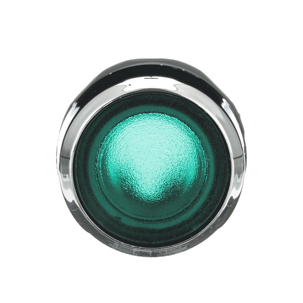 Pulsante comando illuminato verde MP1-21G per quadri elettrici industriali e civili