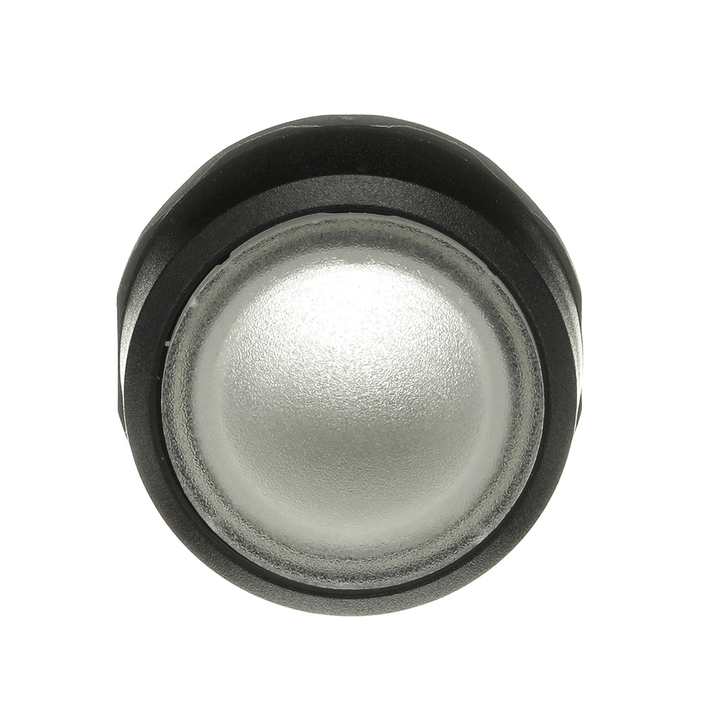 Pushbutton mantenuto illuminato plastica nera per installazioni elettriche professionali