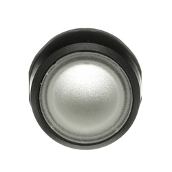 Pushbutton mantenuto illuminato plastica nera per installazioni elettriche professionali