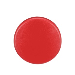 Pulsante fungo 40 mm rosso non illuminato plastica nera uso industriale momentaneo