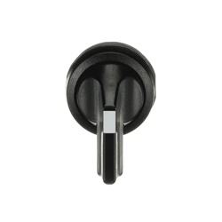 Selector Switch 2 posizioni manopola nera non illuminato plastica per impianti elettrici professionali