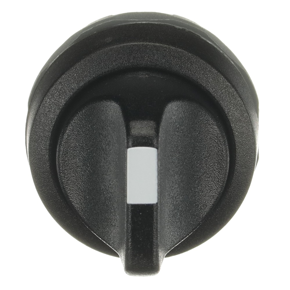 Selector switch 3 posizioni mantenuto/momentaneo manopola corta nero plastica per applicazioni industriali