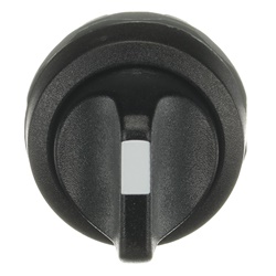 Selector switch 3 posizioni mantenuto/momentaneo manopola corta nero plastica per applicazioni industriali