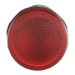 Pilot light rosso compatto 240V alta resistenza polvere e acqua uso industriale