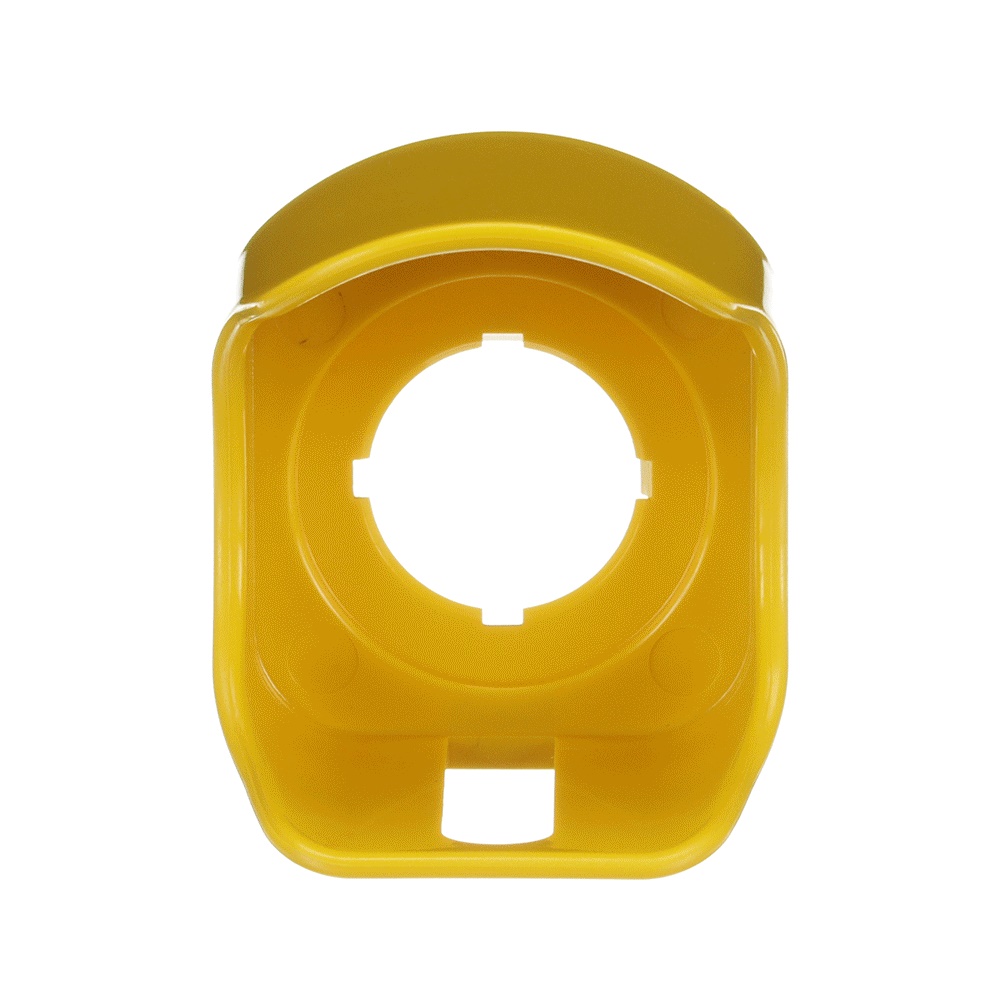 Scudo protettivo pulsante emergenza MA1-8053 giallo slot sicurezza impianti elettrici industriali