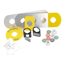 Legend plate per potenziometro 29,6x44,5mm scala per controllo potenza elettrica