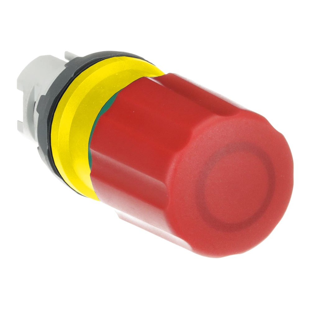 Pulsante emergenza MPEP3-10R fungo 30mm rosso non illuminato comando sicurezza industriale