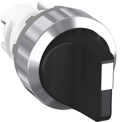 Selector Switch 3 posizioni leva corta nero non illuminato per controllo industriale e civile