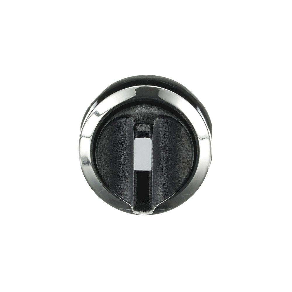 Interruttore selettore 3 posizioni leva corta nero per impianti elettrici