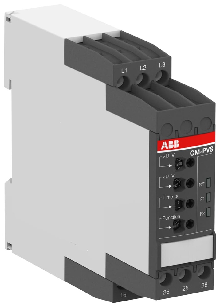 Relè monitoraggio trifase CM-PVS.81S 200-400VAC 2 contatti 2c/o regolabile ritardo fino 30s per impianti elettrici professionali