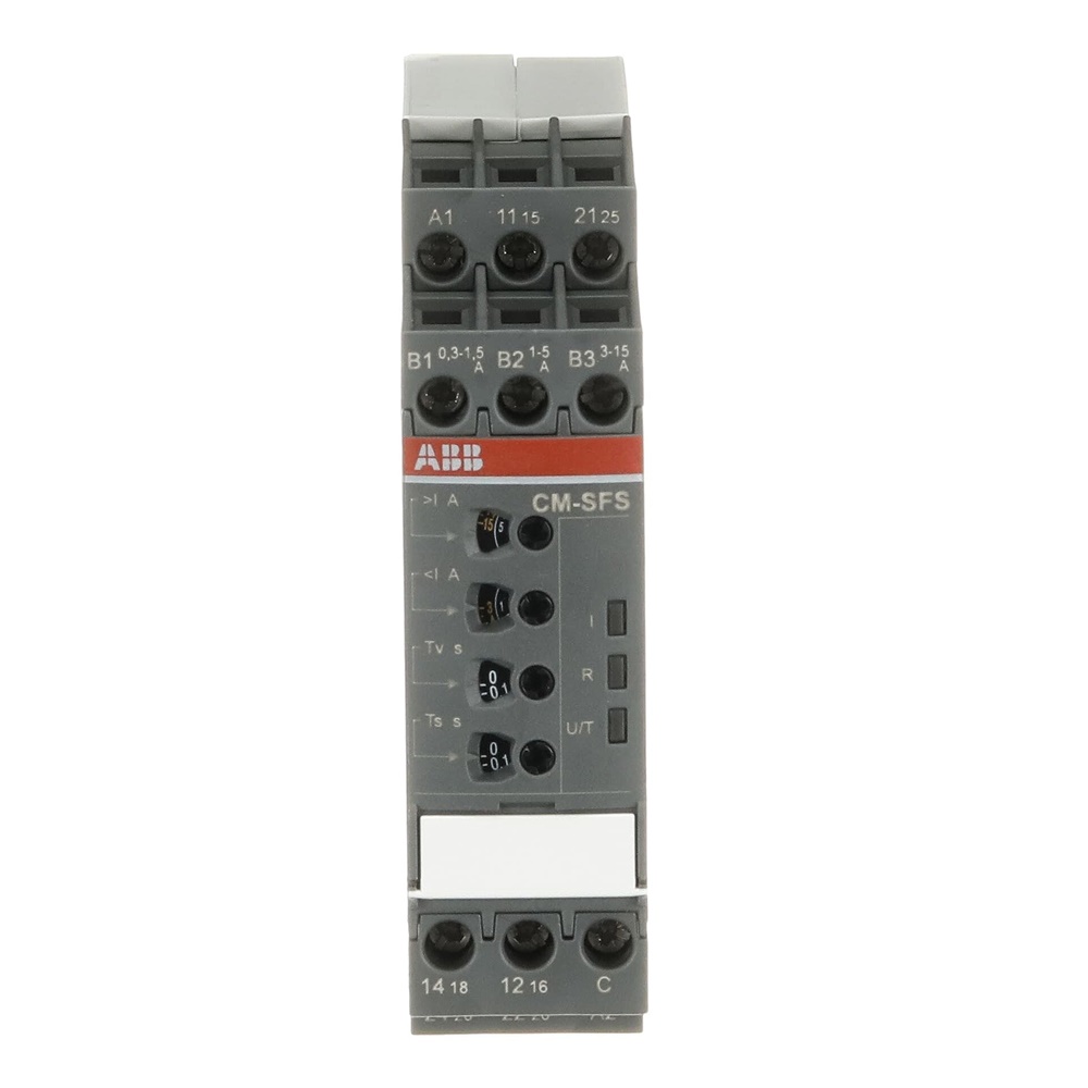 Relè monitoraggio corrente CM-SFS.22S 2 contatti 0,3-15A RMS 24-240V AC/DC uso industriale e civile