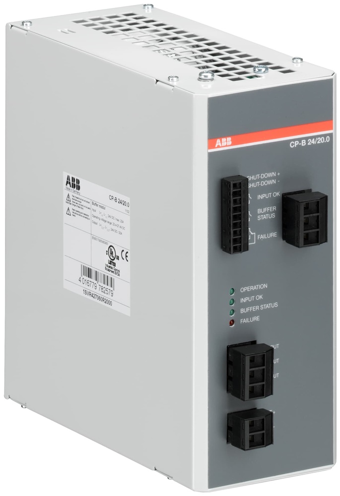 Buffer elettrico CP-B 24/20.0 24 V 20 A 8000 Ws stabilità alimentazione impianti professionali