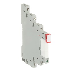 Relay interfaccia 1 contatto cambio 24VAC/DC uscita 6A 250VAC morsetti a vite
