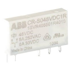 Relè elettromeccanico pluggable 48V DC 1c/o 6A 250VAC per controllo circuiti bassa tensione