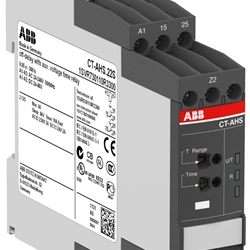 Timer ritardo spegnimento elettronico CT-AHS.22S 2 contatti 24-240V AC/DC uso industriale
