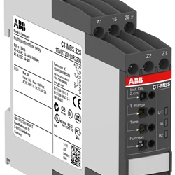 Relè temporizzato multifunzione CT-MBS.22S 2 contatti 24-240V AC/DC regolazione remota