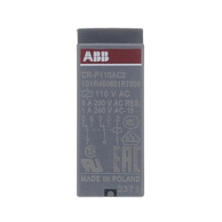 Relè interfaccia pluggable 2 contatti commutati 110VAC 250V 8A per circuiti elettrici professionali