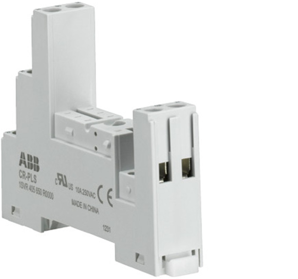 CR-PLS Zoccolo logico con isolam. di sicurezza 1 o 2 c/o