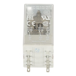 Relè interfaccia pluggable CR-M120AC2 120VAC 2 contatti 250V 12A per automazione industriale