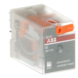 Relè interfaccia pluggable 230VAC 2 contatti scambio 250V 12A per automazione controllo impianti