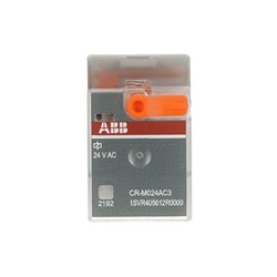 Relè interfaccia pluggable 24VAC 3 contatti scambio 250V 10A per controllo elettrico su guida DIN